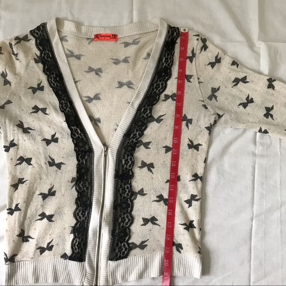 Live to be Spoiled Bow Cardigan - Picture 8 of 8